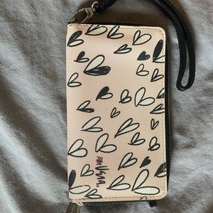 Pink with hearts Brighton Clutch